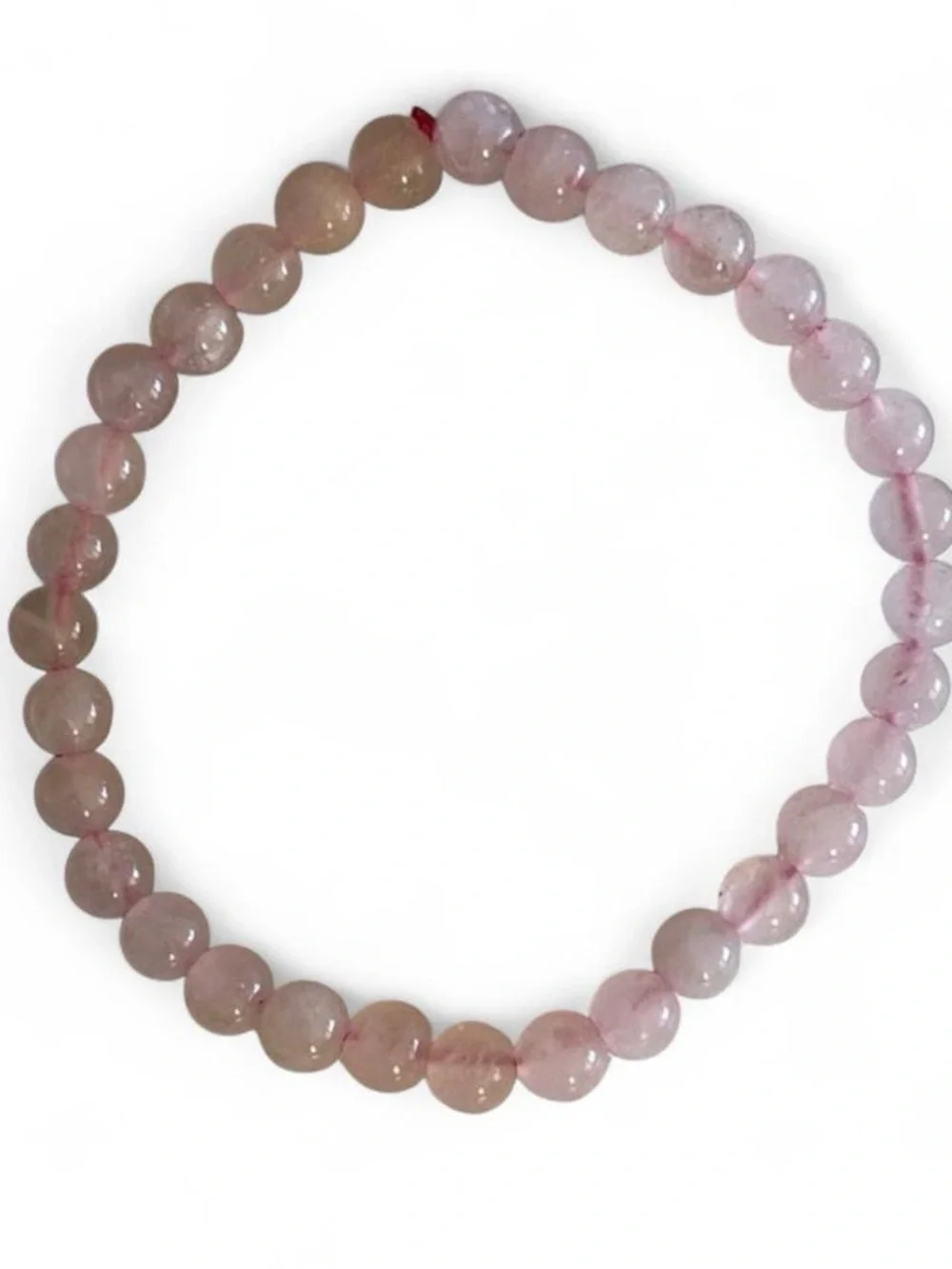 Pink Rose Quartz Beaded Bracelet